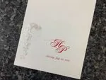 ART-80044 [I-12] Rose Petal & Heart Whispers Wedding Invitation