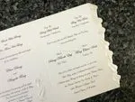 ART-08250 [I-10] Delicate Elegance Flowers Wedding Invitation