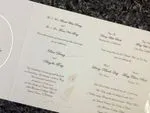 ART-08250 [I-10] Delicate Elegance Flowers Wedding Invitation