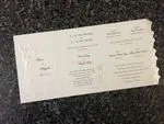 ART-08250 [I-10] Delicate Elegance Flowers Wedding Invitation