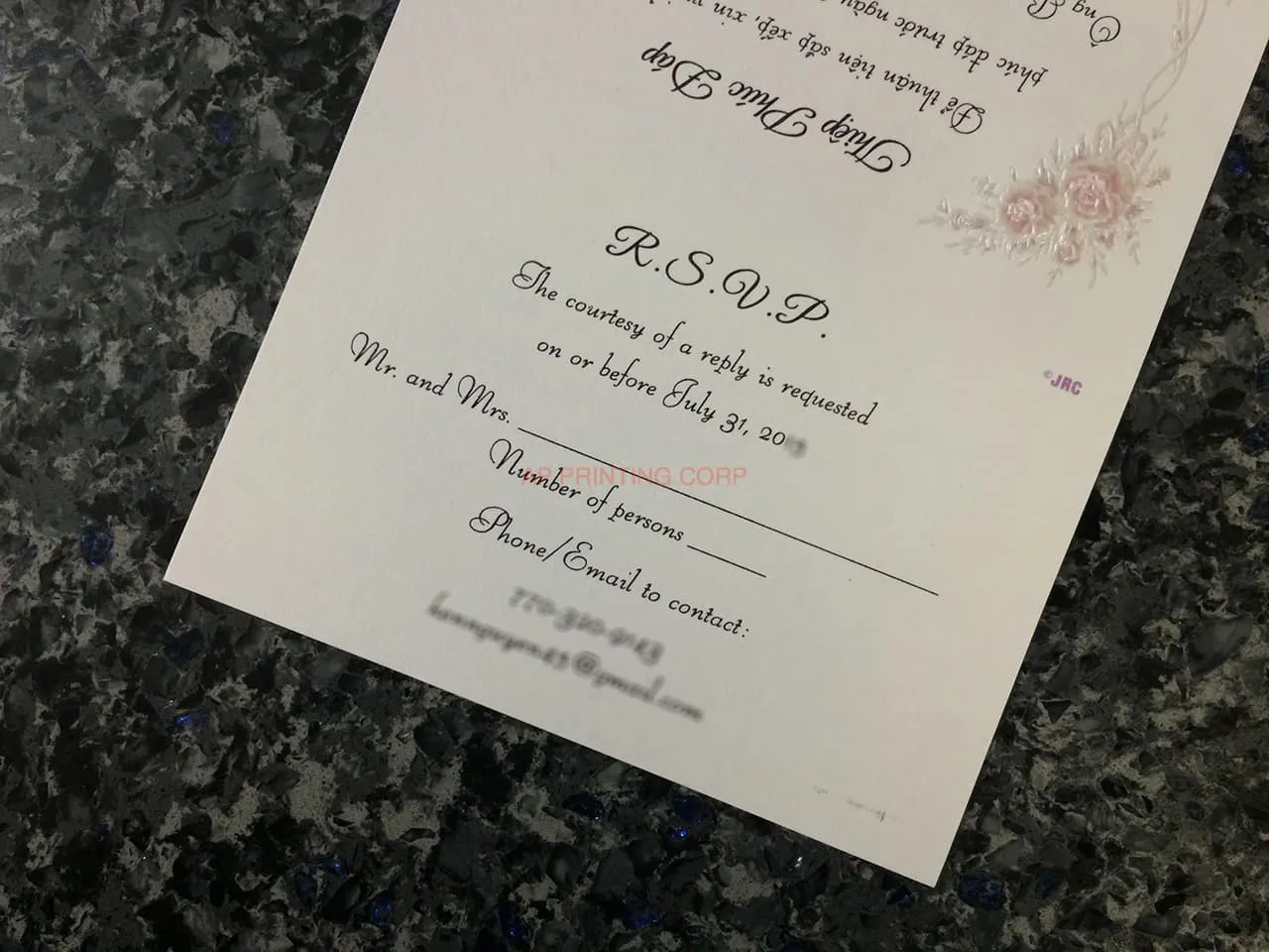 K9409 [I-10] Chic Serenade Birds & Doves Wedding Invitation
