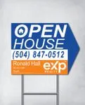 Exp Realty Soft Colors Arrow Shape Sign