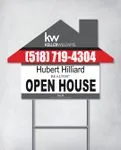 Keller Williams Realty Harmonious Red House Shape Sign