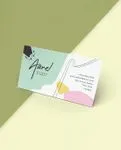 Suede Business Cards