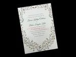 Colorful Posies Flowers [CC-45] Elegant Wedding Invitation