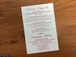 O2P-57-N-N Red, Natural, Gold Leaf Pocket & Folder Invitation