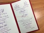 CTF-68-N-N Red, Natural Pocket & Folder Invitation