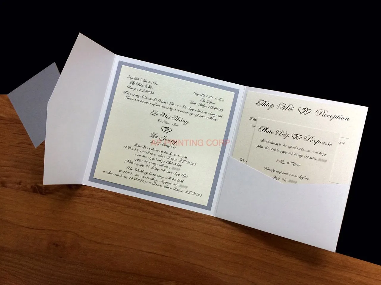 PAL-66-MMM Crystal, Ionised, Quartz Pocket & Folder Invitation