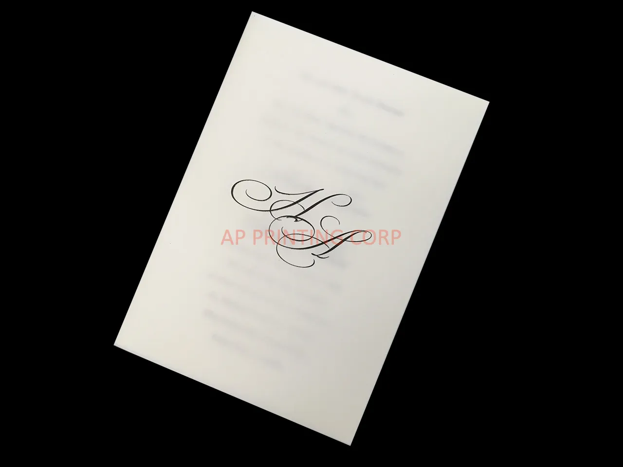 Lovely Sophisticate [CC-20] Pocket & Folder Invitation