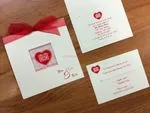 CHASE-SQ-SH-HEART [I-12] Pocket & Folder Invitation