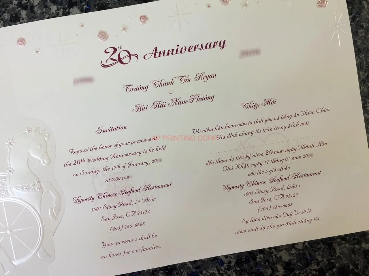 K8263 [I-12] Cherished Moments Bride & Groom Wedding Invitation