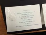 K8763 [I-11] Graceful Union Bride & Groom Wedding Invitation