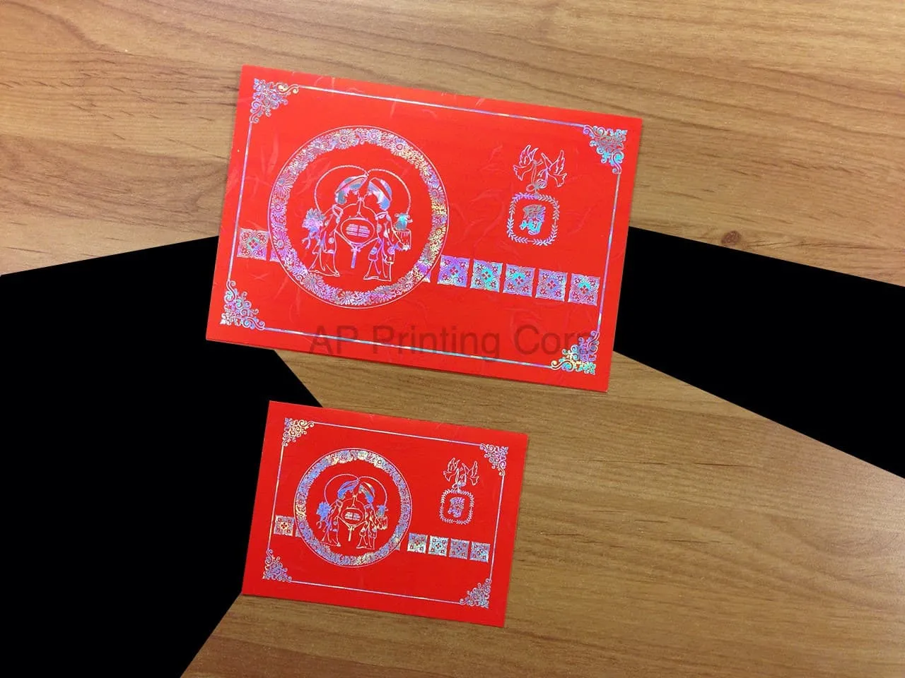 DR7-DR-RF [V-L-02] Charm of Love Bride & Groom Wedding Invitation