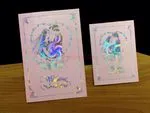 DR9-HT-RF [V-L-02] Blushing Bliss Bride & Groom Wedding Invitation