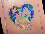 DRCB-HT-RF [V-L-02] Love's Tapestry Bride & Groom Wedding Invitation