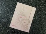 K4471 [I-10] Floral & Hearts Melody Wedding Invitation