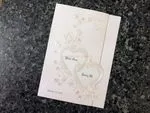 K9893 [I-11] Blushing Affection Hearts Wedding Invitation