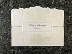 K1618 [I-11] Timeless Elegance Flowers Wedding Invitation