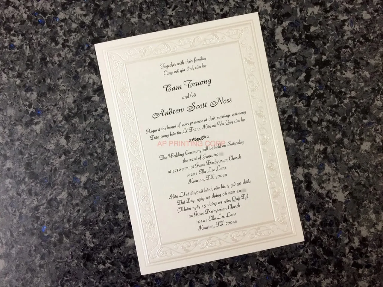 K9152 [I-11] Harmony in Bloom Flowers Wedding Invitation