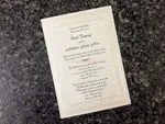 K9152 [I-11] Harmony in Bloom Flowers Wedding Invitation