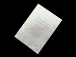 Delicate Blossoms [CC-35] Fresh Flowers Wedding Invitation