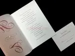 [CC-20] Figured Letters Flowers Wedding Invitation