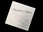 [CC-26] Exquisite Poetry Flowers Wedding Invitation
