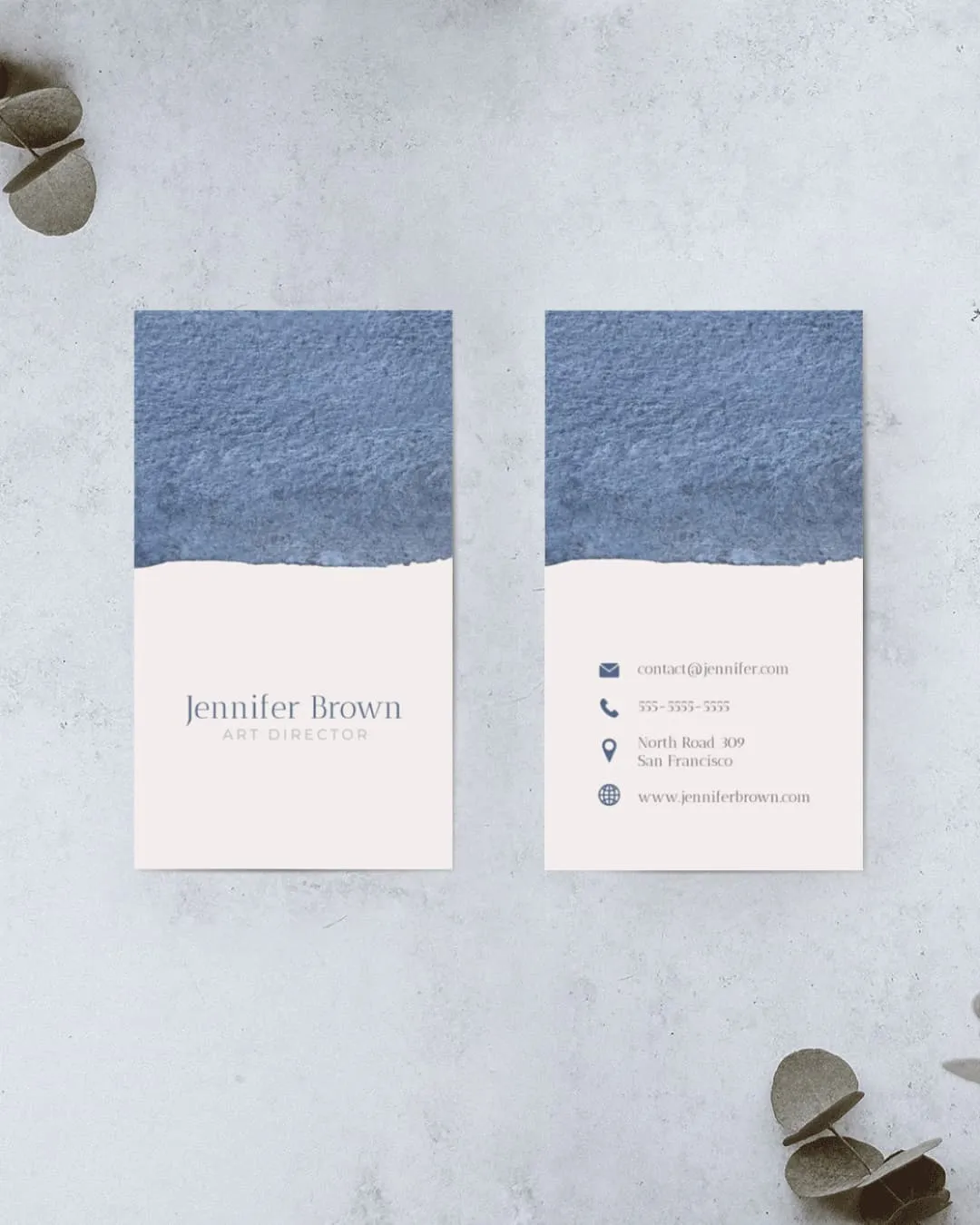 Linen Uncoated Business Cards