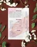 Delicate Opaque Photos Menu