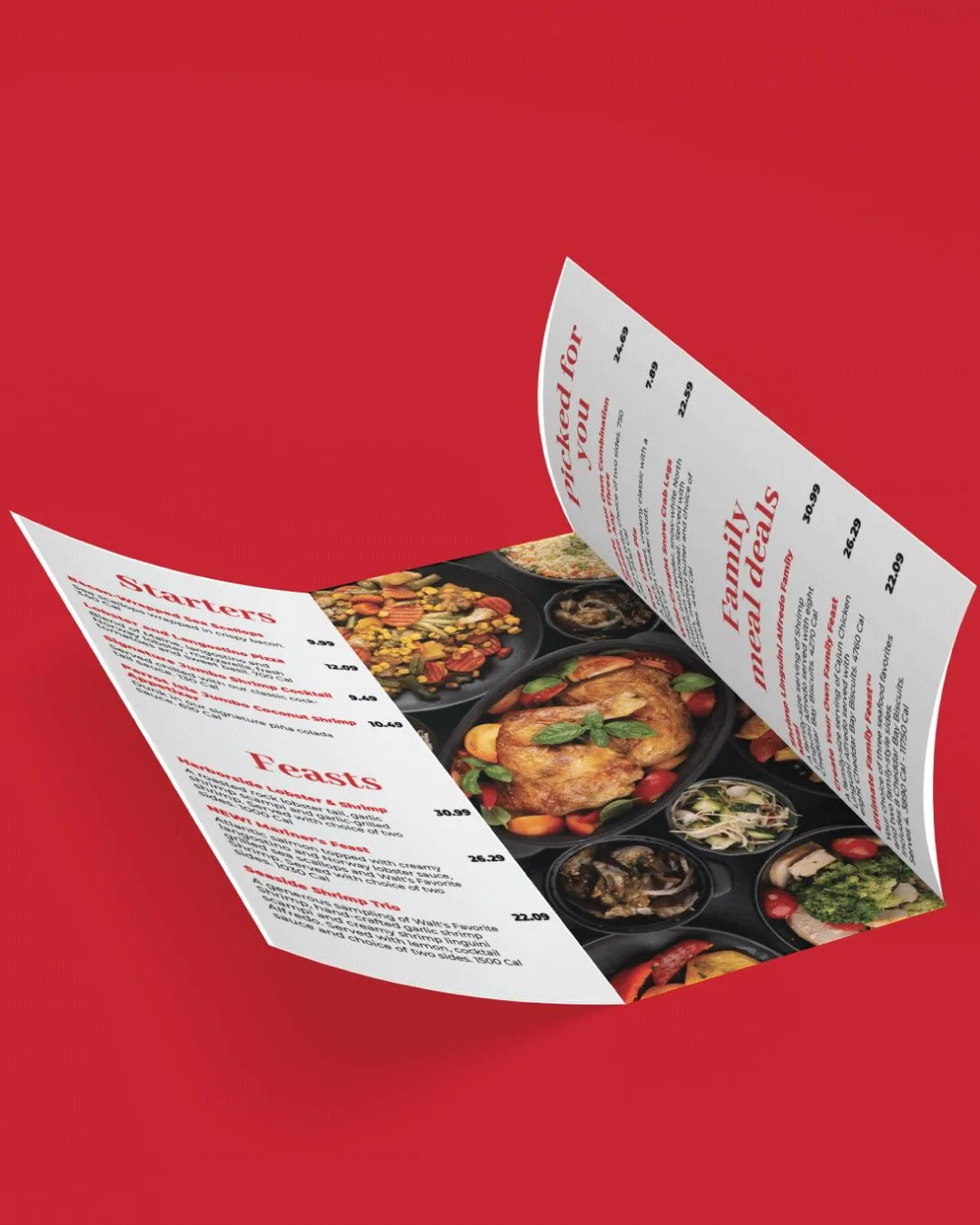 Italian Black To-Go Menus