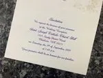 K9995 [I-10] Botanical Elegance Flowers Wedding Invitation