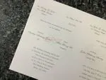 K9995 [I-10] Botanical Elegance Flowers Wedding Invitation