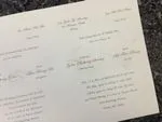 K9995 [I-10] Botanical Elegance Flowers Wedding Invitation