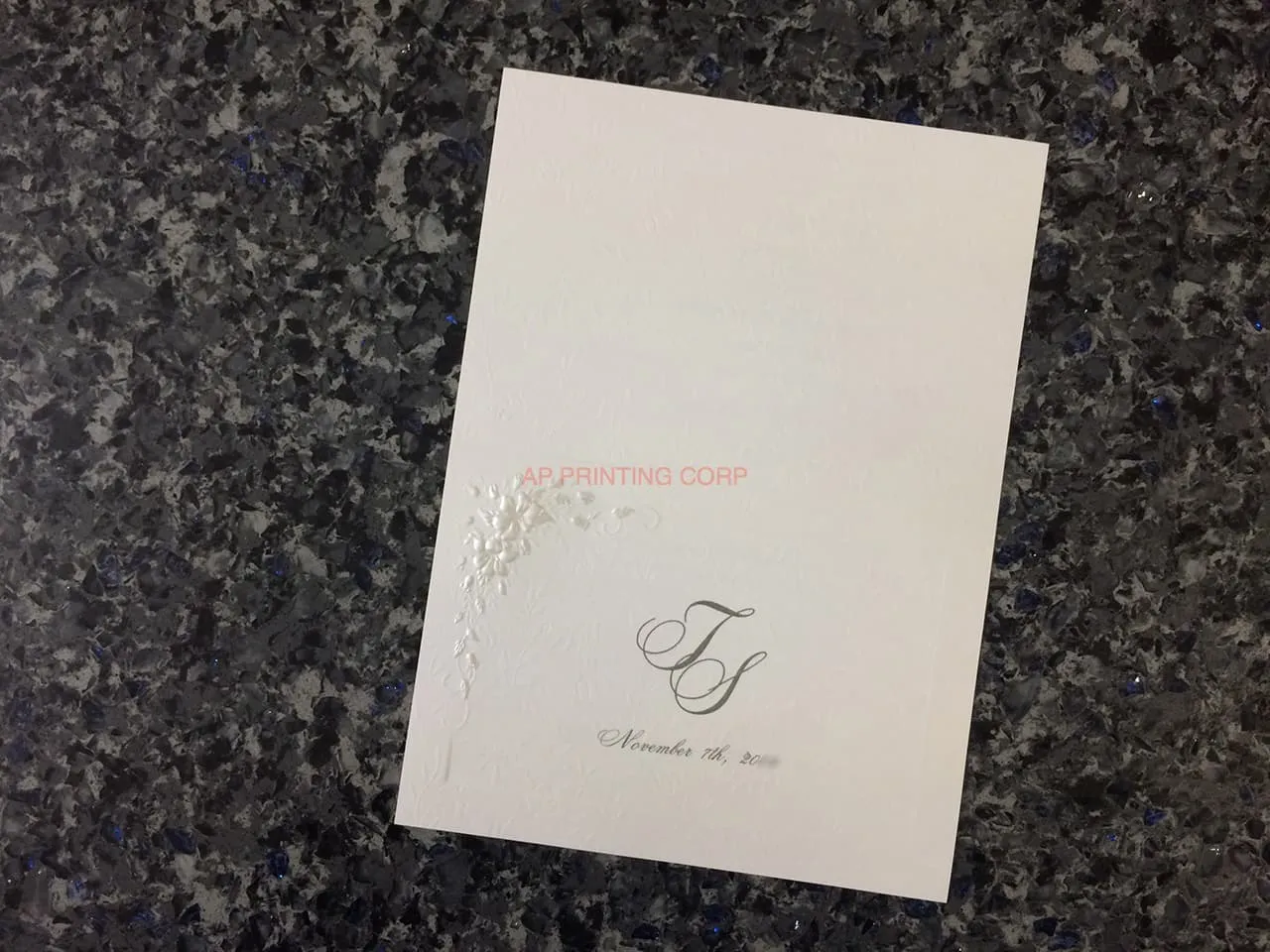 K9995 [I-10] Botanical Elegance Flowers Wedding Invitation