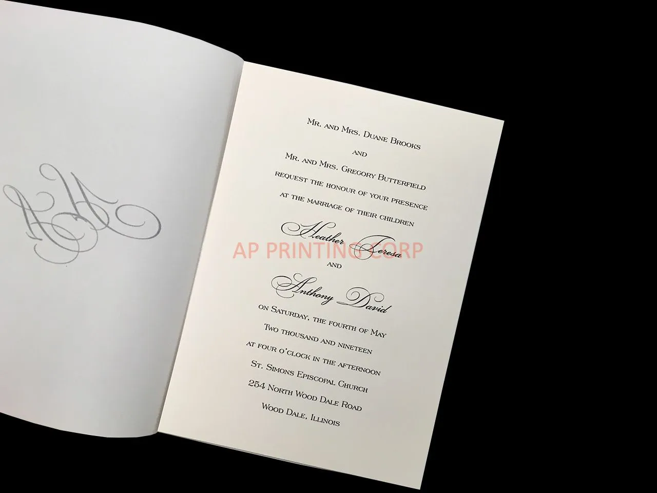 Lovely Sophisticate [CC-20] Pocket & Folder Invitation