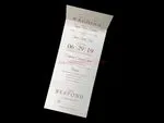 Retro Typography Seal & Send [CC-30] Pocket & Folder Invitation