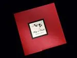 PAL-66-MMM Jupiter, Onyx, Ice Silver Bilingual Wedding Invitation