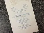K975 [I-11] Enchanted Melody Birds & Doves Wedding Invitation