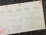 K8631 [I-11] Blushing Blooms Flowers Wedding Invitation