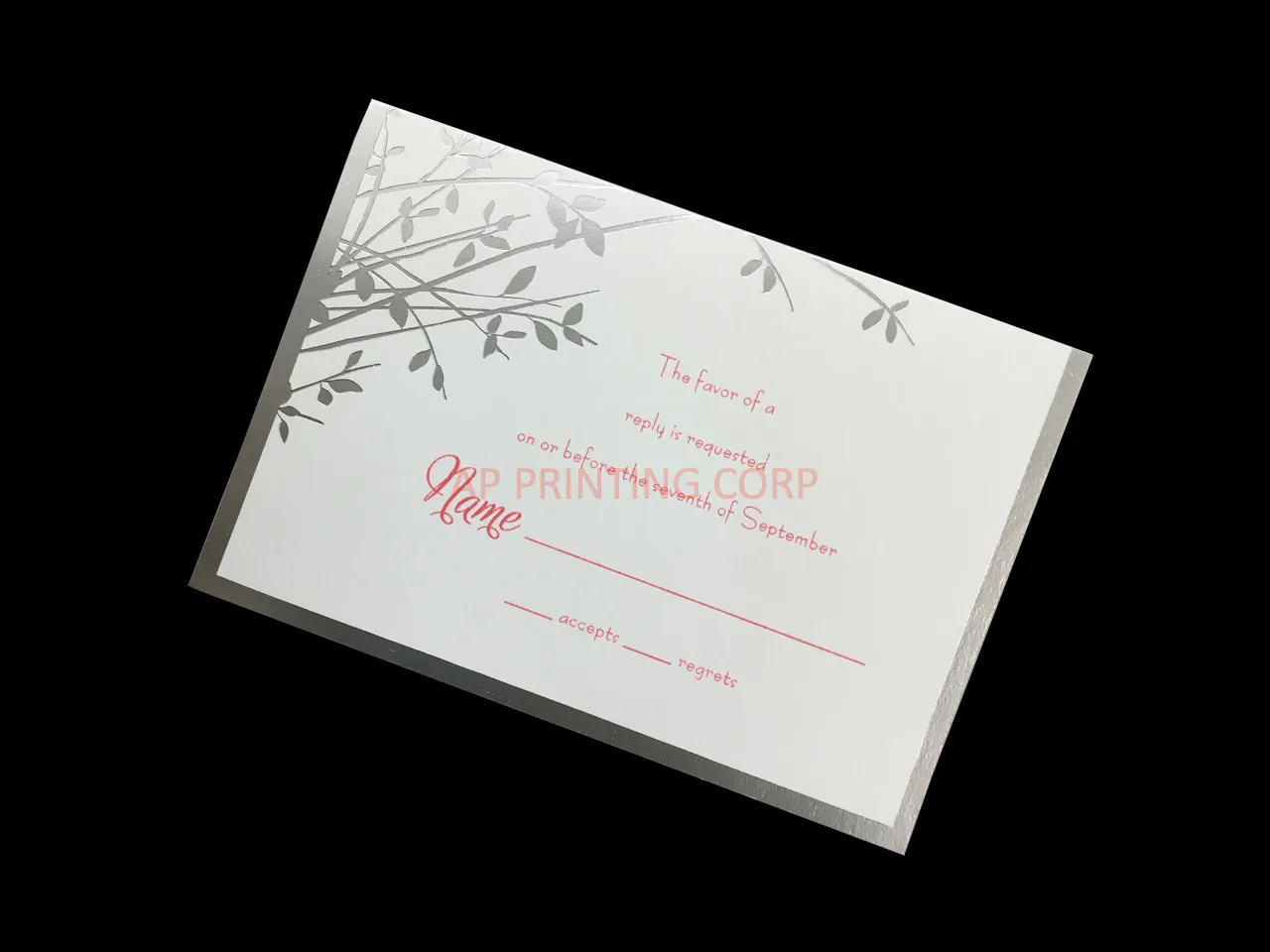 [CC-25] Naturally Sweet Flowers Wedding Invitation