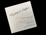 [CC-26] Exquisite Poetry Flowers Wedding Invitation