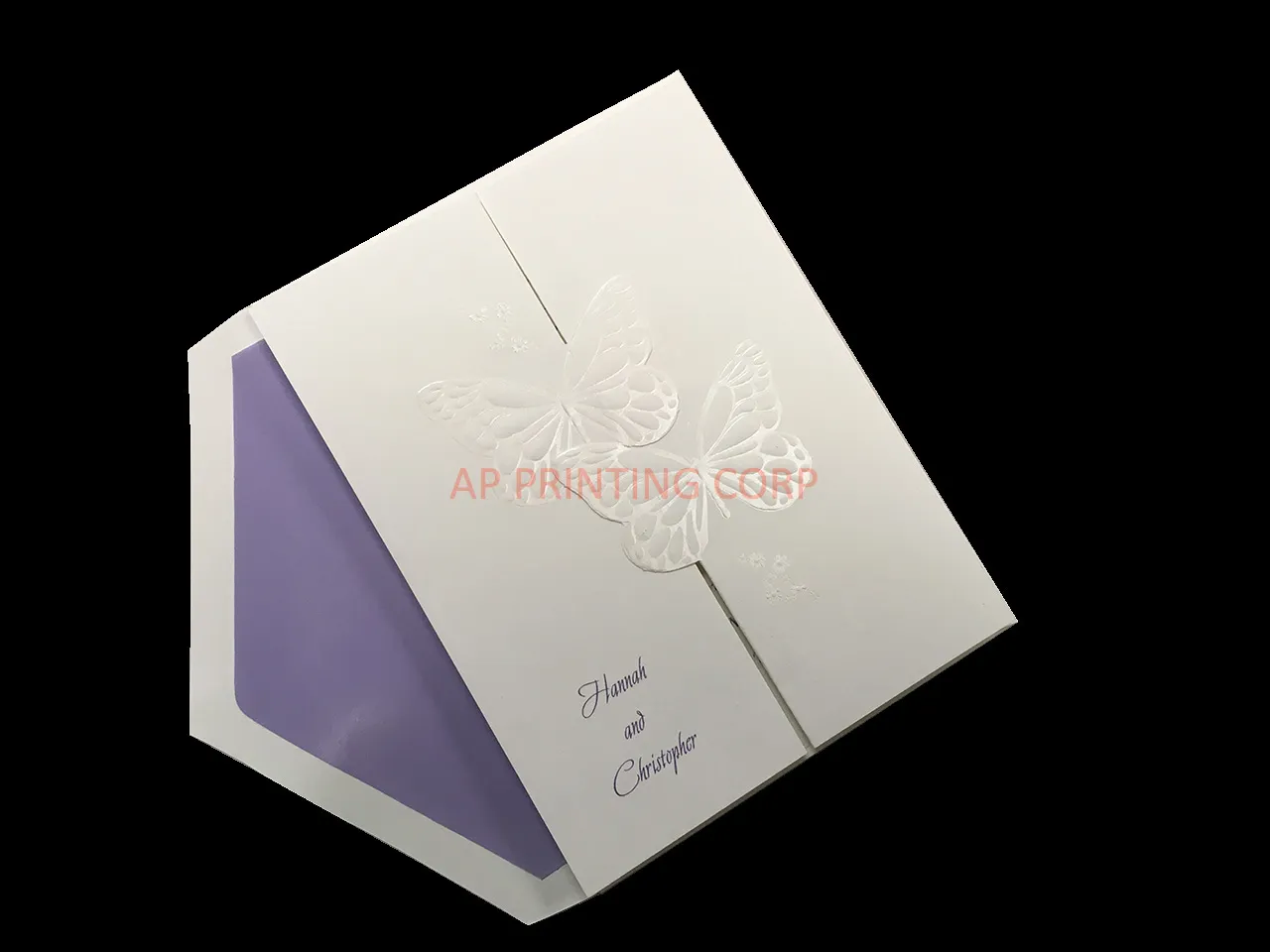 Butterfly Wishes [CC-15] Pocket & Folder Invitation