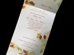 Leaf Swirl Seal & Send [CC-50] Pocket & Folder Invitation