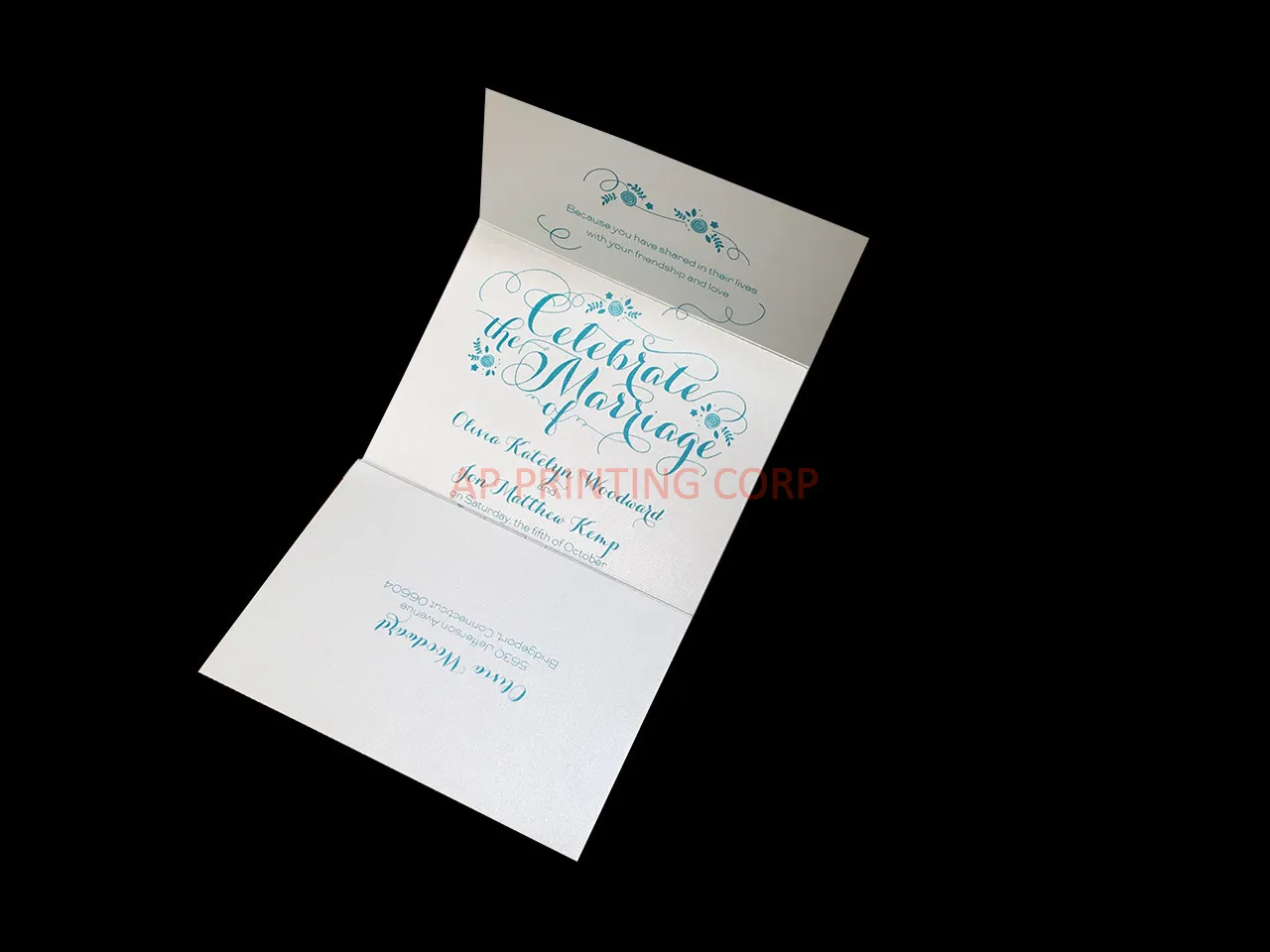 Marriage Celebration Seal & Send [CC-30] Pocket & Folder Invitation