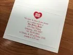 CHASE-SQ-SH-HEART [I-12] Pocket & Folder Invitation