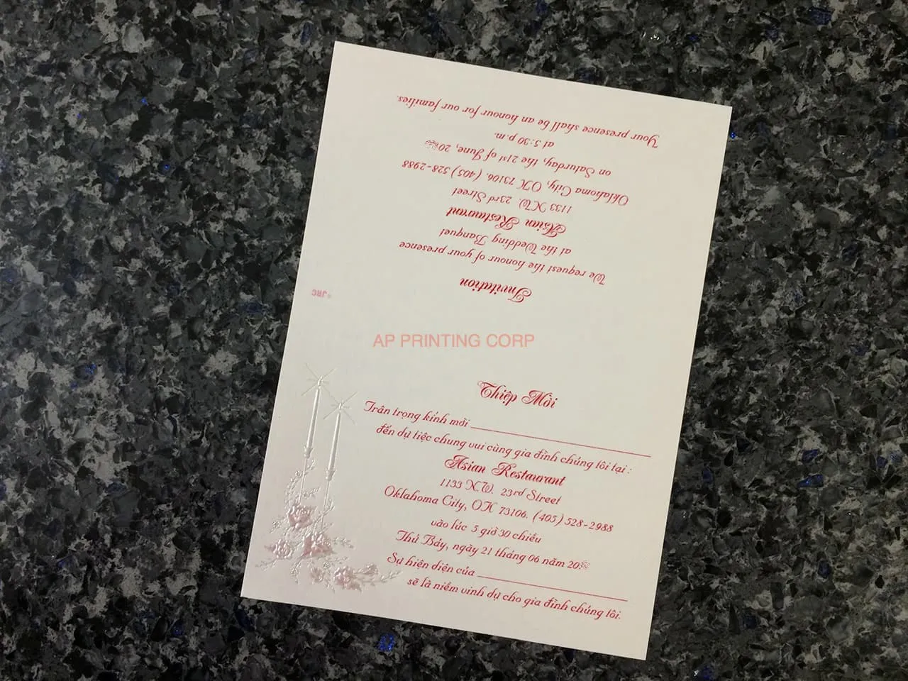 K441 [I-10] Timeless Romance Birds & Doves Wedding Invitation