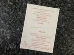 K441 [I-10] Timeless Romance Birds & Doves Wedding Invitation