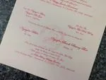 K977 [I-11] Whispering Wings Birds & Doves Wedding Invitation