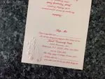 K3317 [I-11] Celestial Love Bride & Groom Wedding Invitation