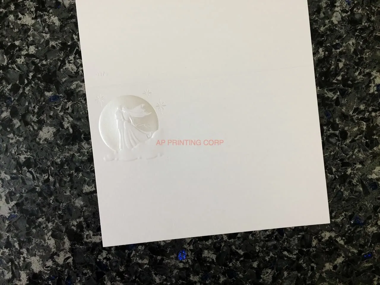 K625 [I-10] Whispering Skies Bride & Groom Wedding Invitation